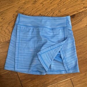 NWOT ATHLETA GIRL SZ 7 Light Blue Skort